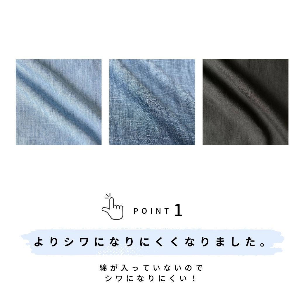 涼しいテンセルリネンのシャツワンピース(レディース)_8113613
