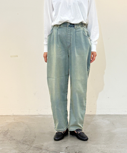 WWO まるでスウェットデニムのバルーンパンツ(レディース・TRICKZIP)_8116053