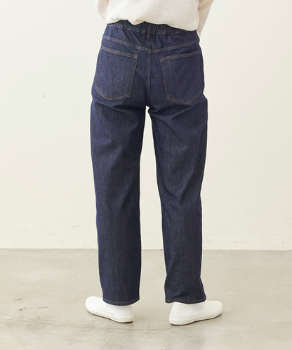 WWO 涼ふわデニムのタックパンツ(レディース・TRICKZIP)_8114044