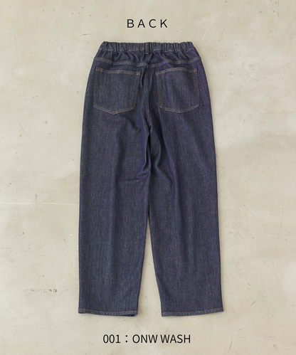 WWO 涼ふわデニムのタックパンツ(レディース・TRICKZIP)_8114044