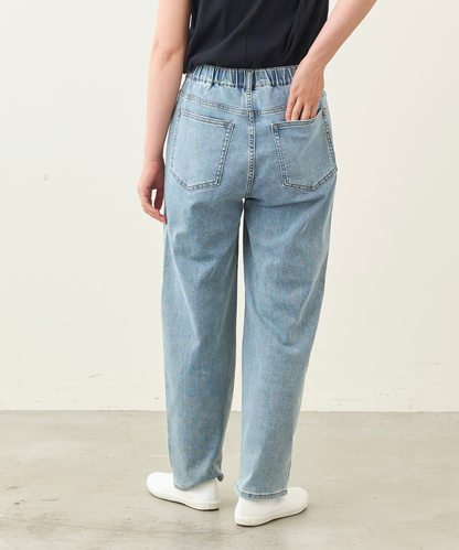 WWO 涼ふわデニムのタックパンツ(レディース・TRICKZIP)_8114044