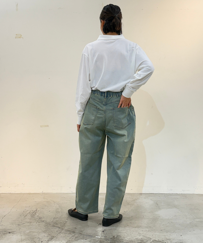 WWO まるでスウェットデニムのバルーンパンツ(レディース・TRICKZIP)_8116053