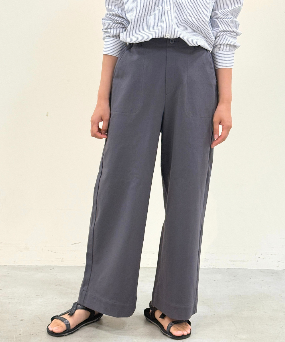 WWOきれいめポンチのワイドパンツ(レディース・TRICKZIP)_8138106 WWOきれいめポンチのワイドパンツ(レディース・TRICKZIP)_8138106
