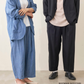 WWO 涼しいテンセルリネンのビッグテーパードパンツ(ユニセックス・TRICKZIP_U)_8413032